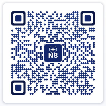QR code to download Navig8 on the App Store
